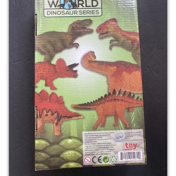 Wild Wild World Dinosaur Series 3 Set Lollipop Toys Age 3+ New - Picture 2 of 6